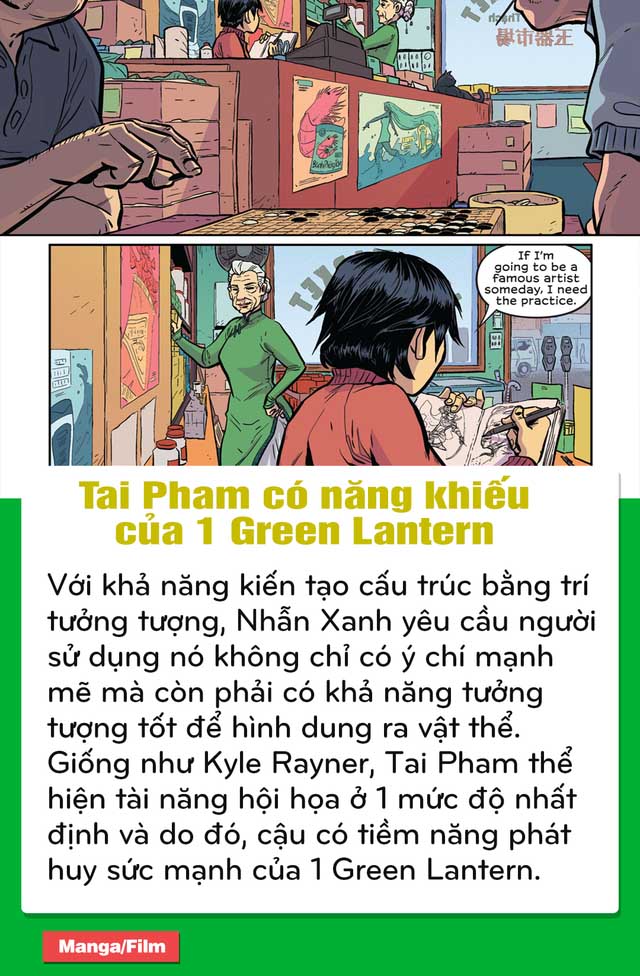 DC Comics: Điểm lại những chi tiết thú vị trong bộ truyện về siêu anh hùng Green Lantern người Việt - Tài Phạm - Ảnh 3.